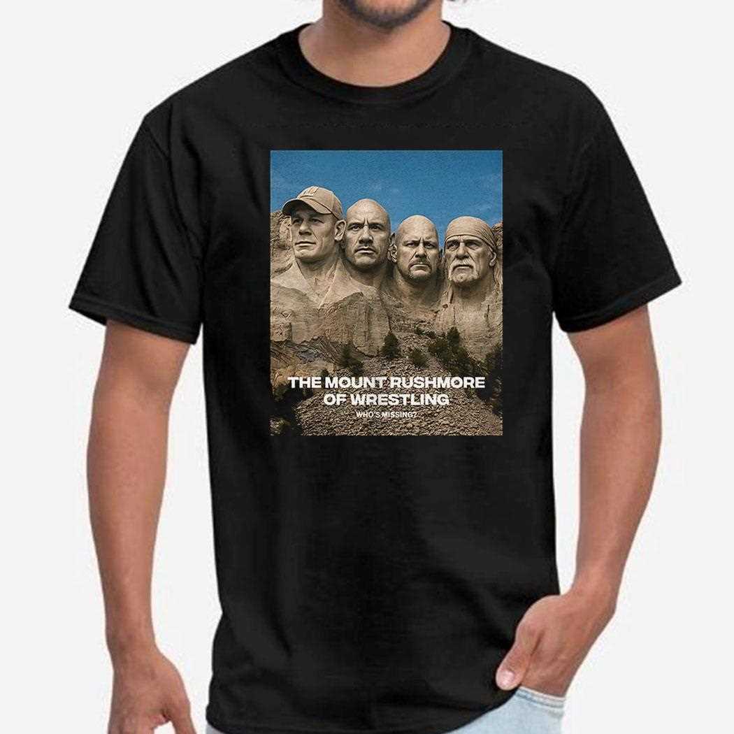 The Mount Rushmore Of Wrestling Whos Missing Shirt
