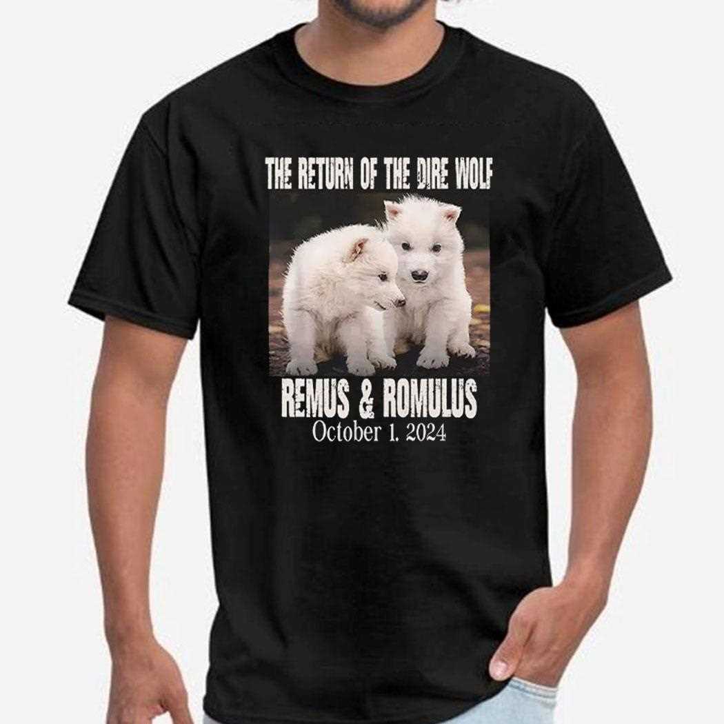 The Return Of The Dire Wolf Remus Romulus October 1 2024 Shirt