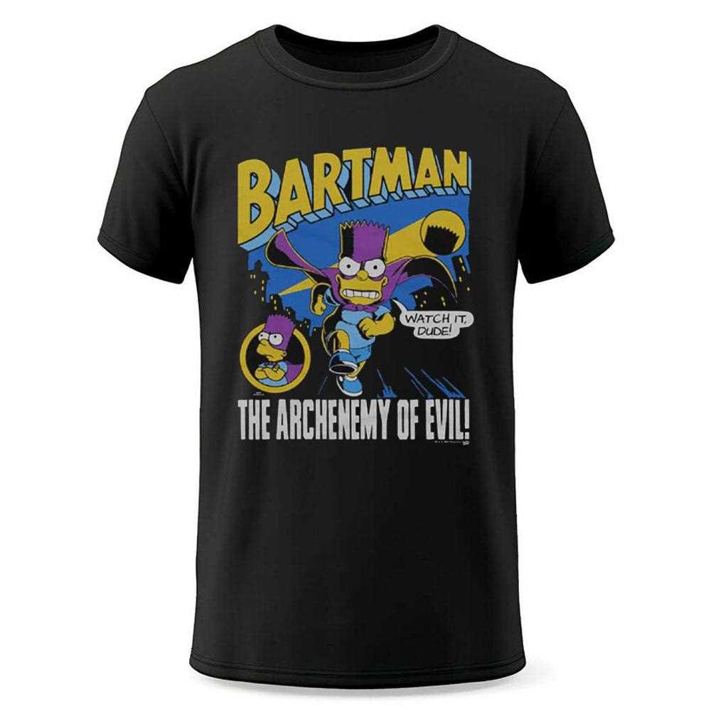 The Simpsons Bartman The Archenemy Of Evil Shirt The Simpsons Bartman The Archenemy Of Evil Shirt