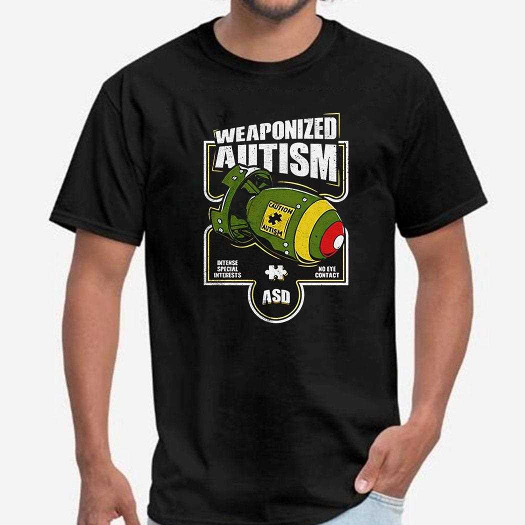 Weaponized Autism Military Shirt