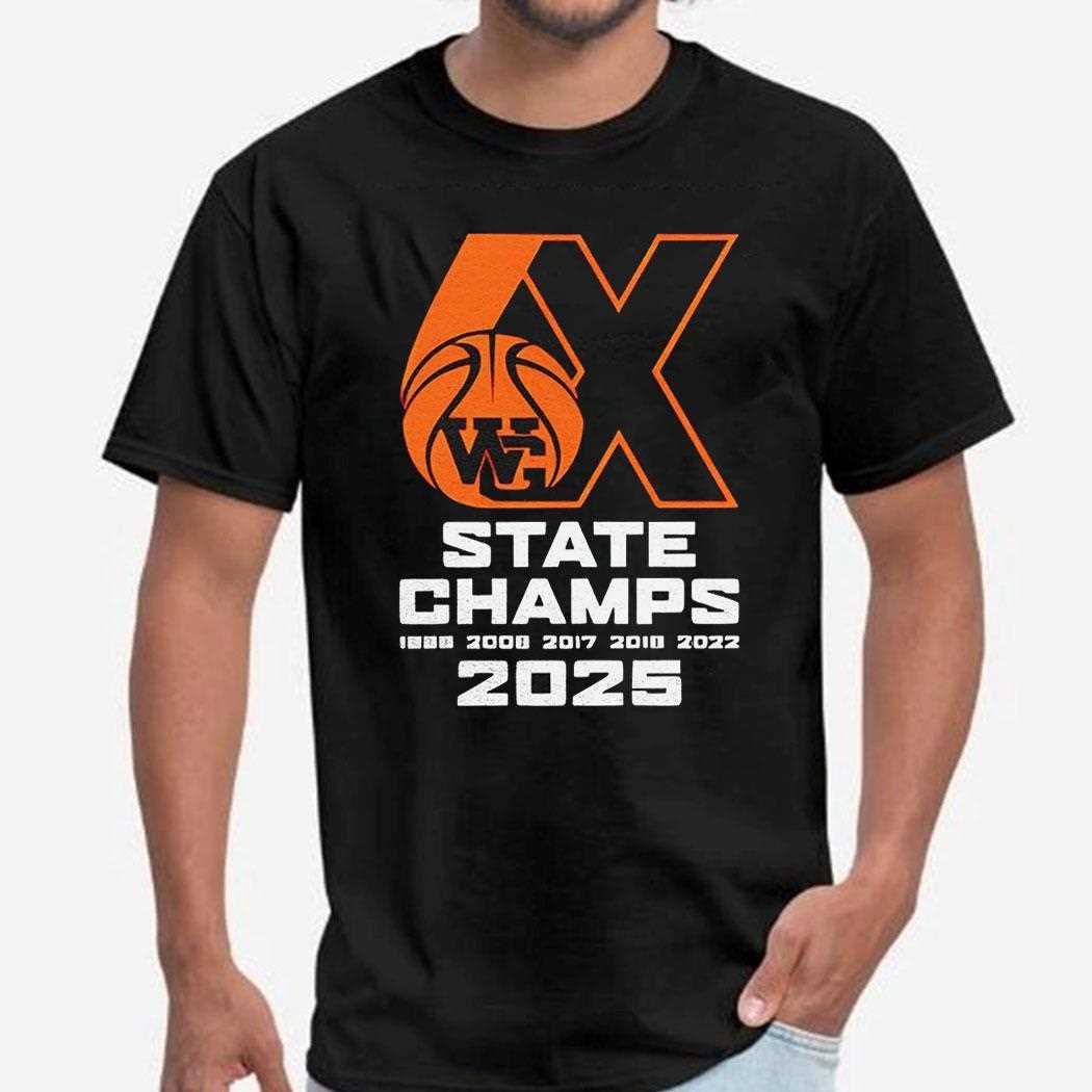 Webster Groves Basketball 6x State Champs 2025 Shirt