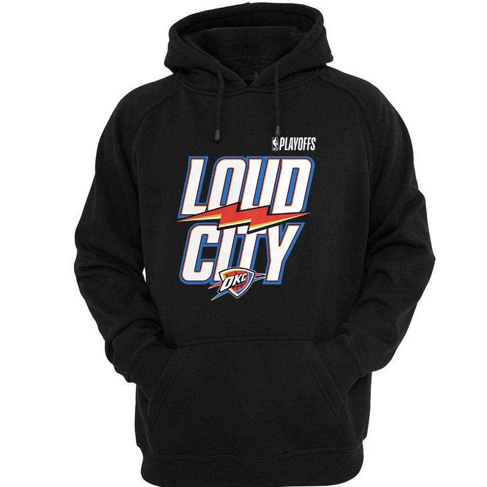 Oklahoma City Thunder 2025 Nba Playoffs Loud City Slogan Shirt Oklahoma City Thunder 2025 Nba Playoffs Loud City Slogan Shirt