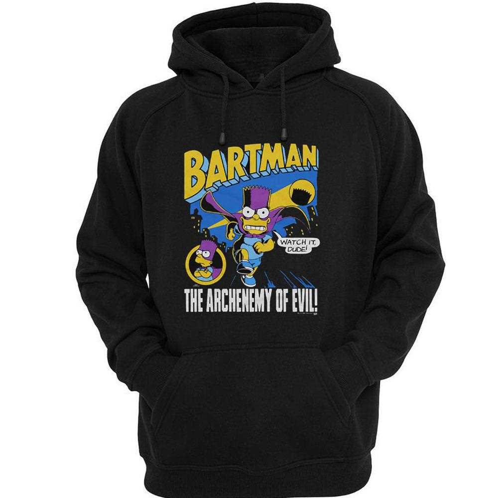 The Simpsons Bartman The Archenemy Of Evil Shirt The Simpsons Bartman The Archenemy Of Evil Shirt