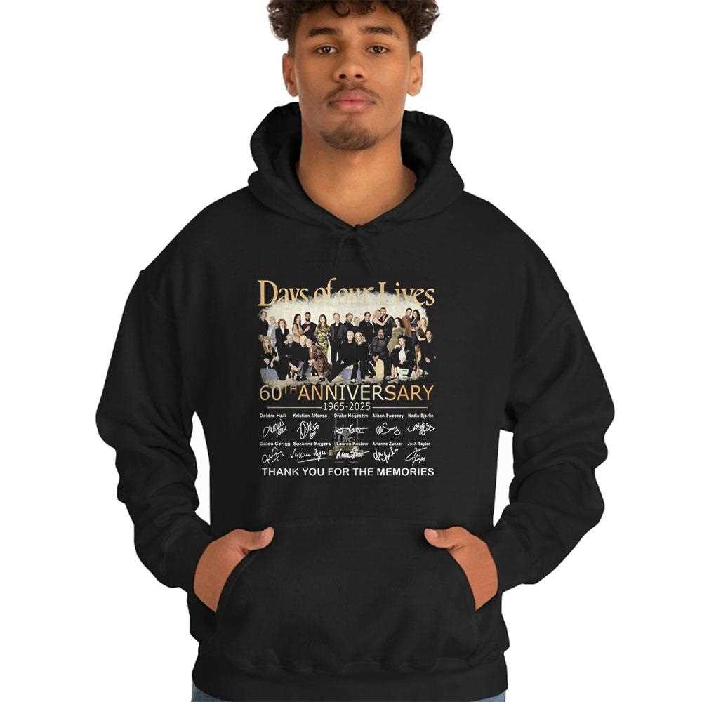 Days Of Our Lives 60th Anniversary 1965 2025 Shirt Days Of Our Lives 60th Anniversary 1965 2025 Shirt