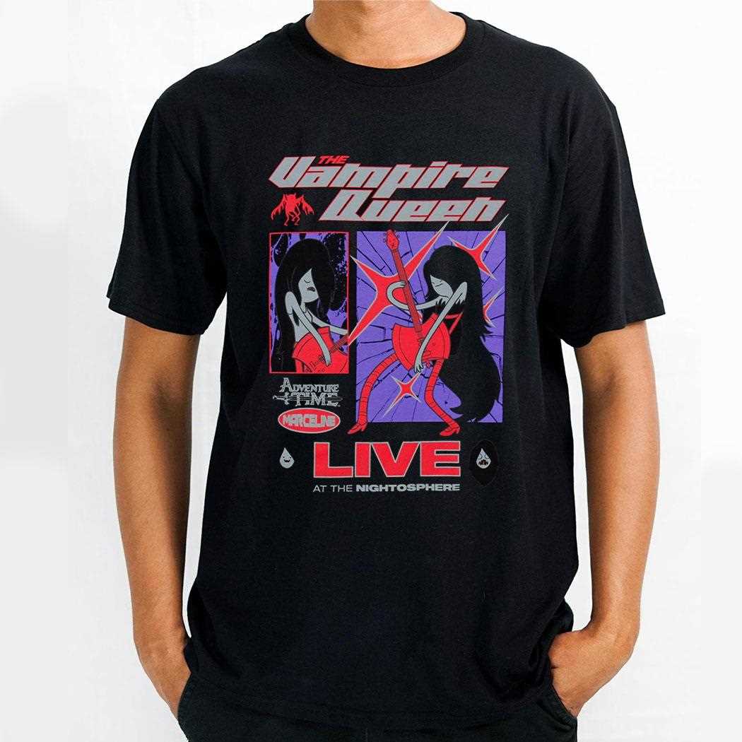 Adventure Time Marceline Concert Poster Shirt