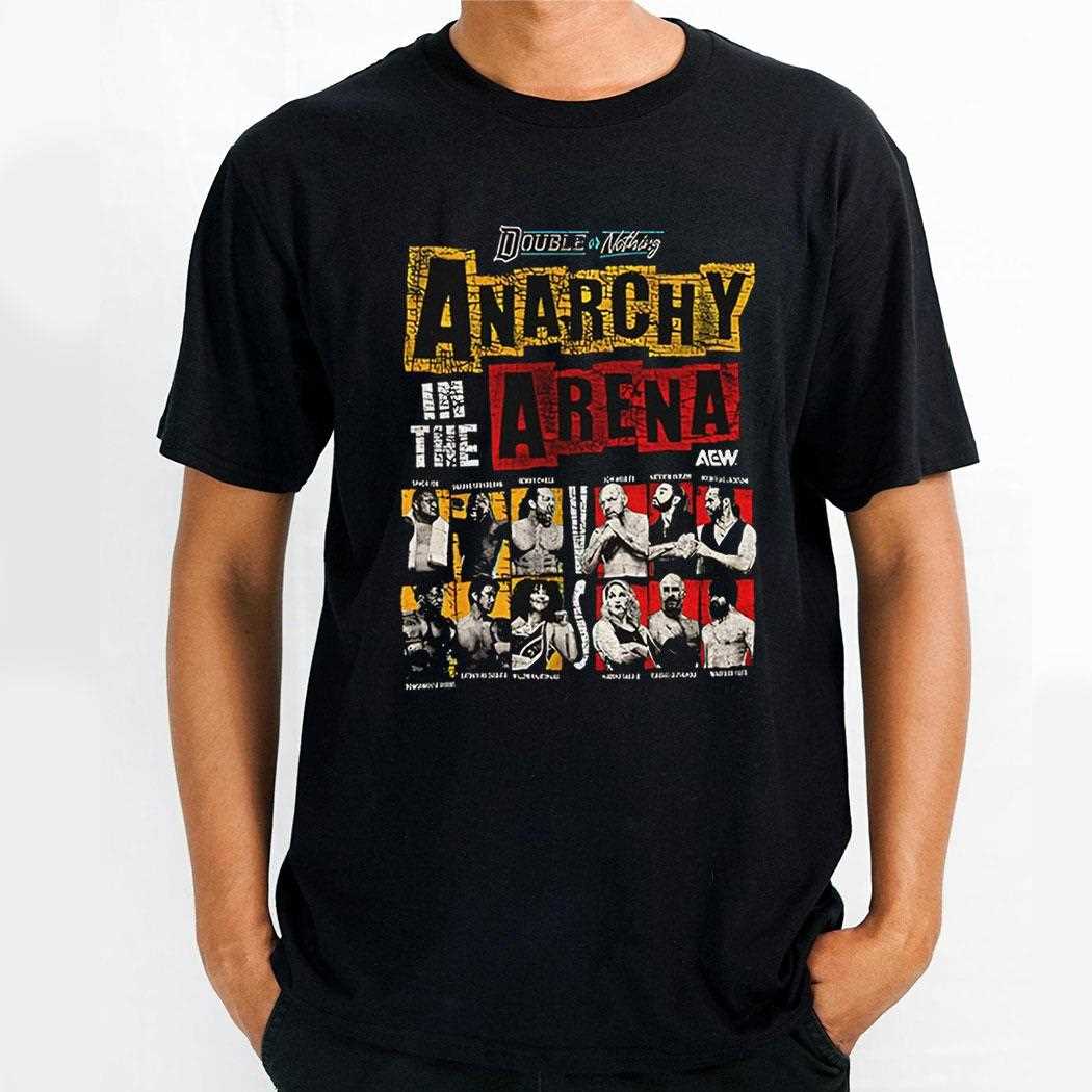Aew Double Or Nothing 2025 Anarchy In The Arena Shirt Hoodie