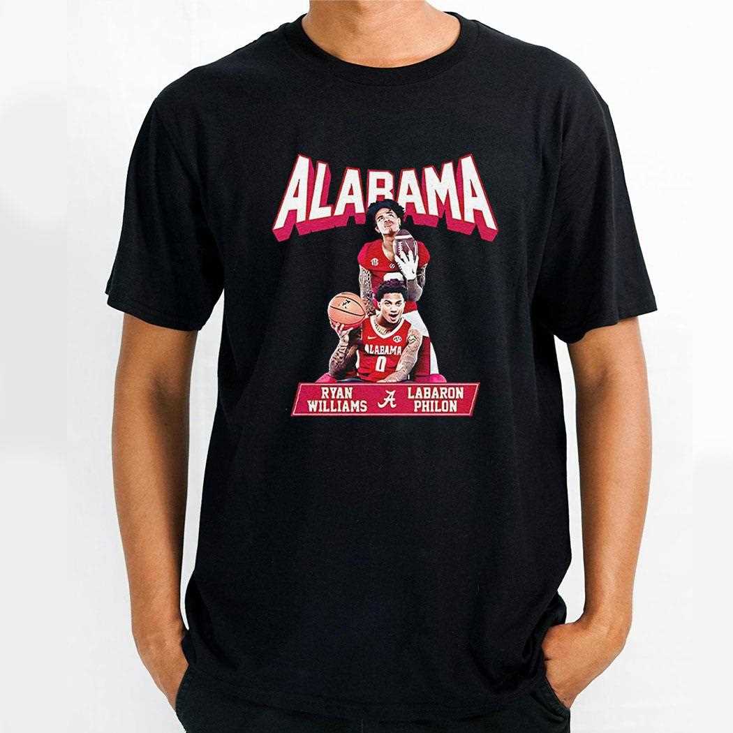Alabama Ryan Williams And Labaron Philon Shirt Alabama Ryan Williams And Labaron Philon Shirt