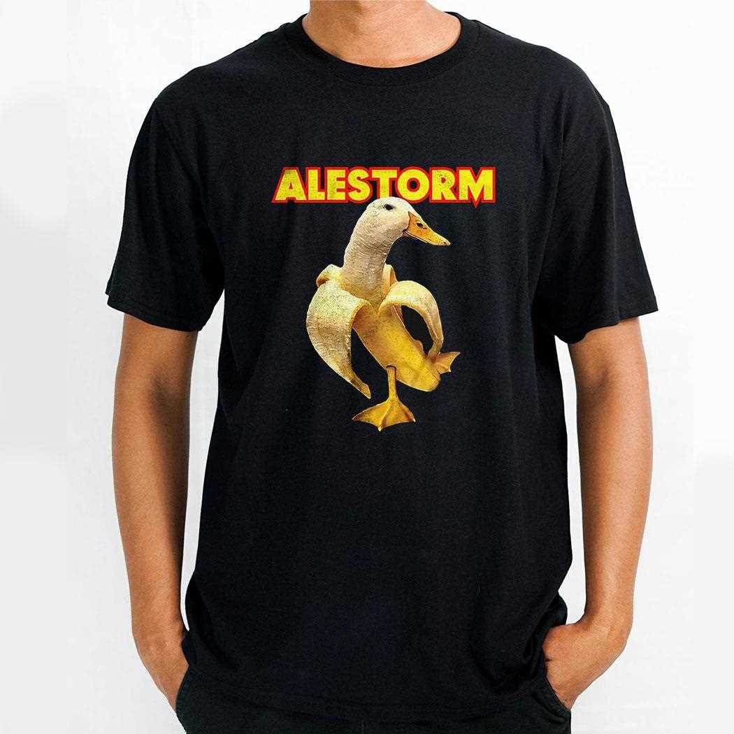 Alestorm Duck Banana Shirt Alestorm Duck Banana Shirt