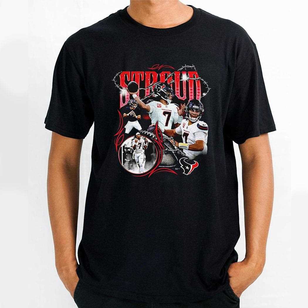 Cj Stroud Houston Texans Nfl Football Notorious Player Graphic Shirt