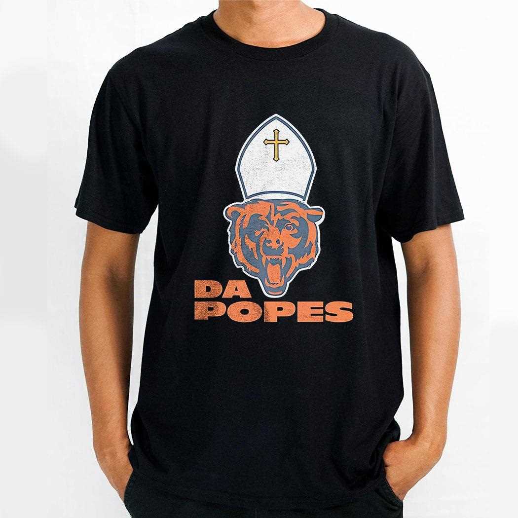 Da Popes Chicago Bears Nfl Logo Shirt