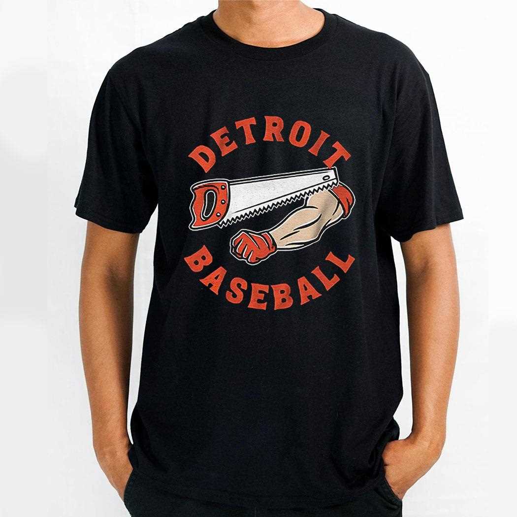 Detroit Baseball Bone Saw Shirt