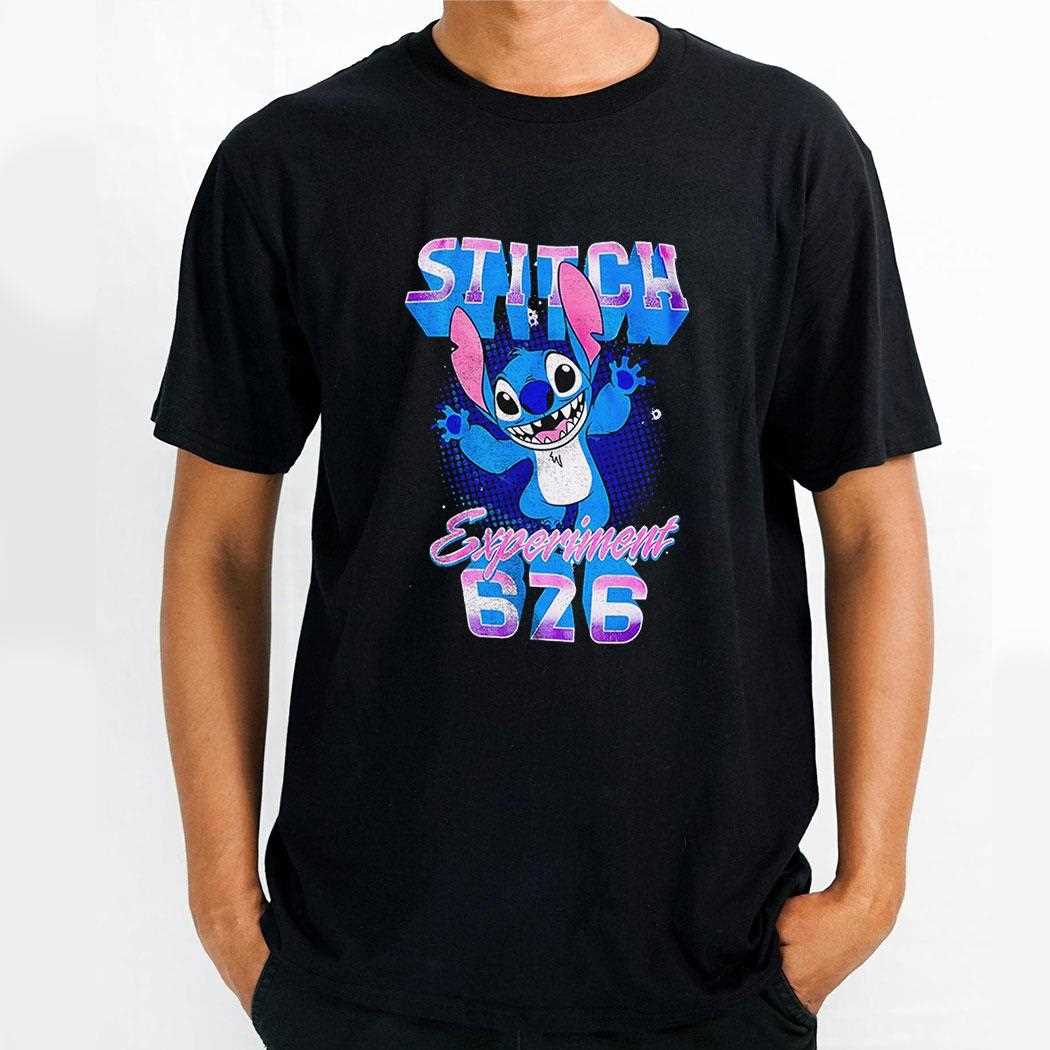 Disney Stitch Galaxy Glitter Shirt