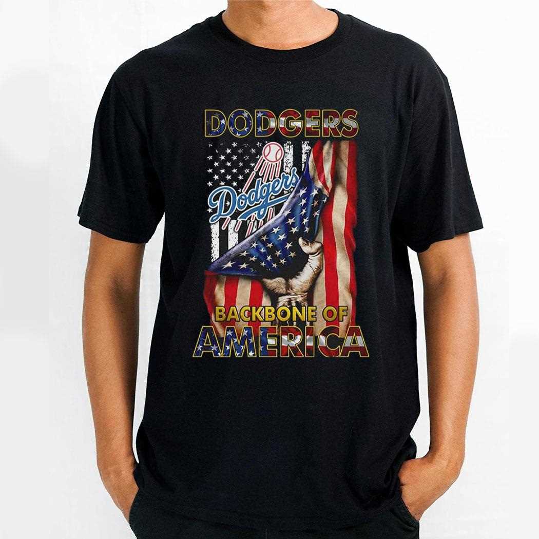 Dodgers Backbone Of America July 4th Shirt