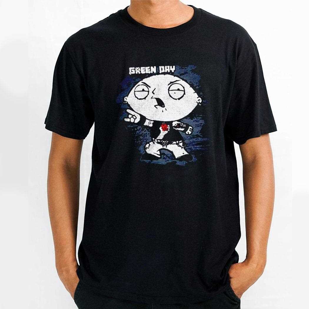 Family Guy Stewie Punk Green Day Shirt