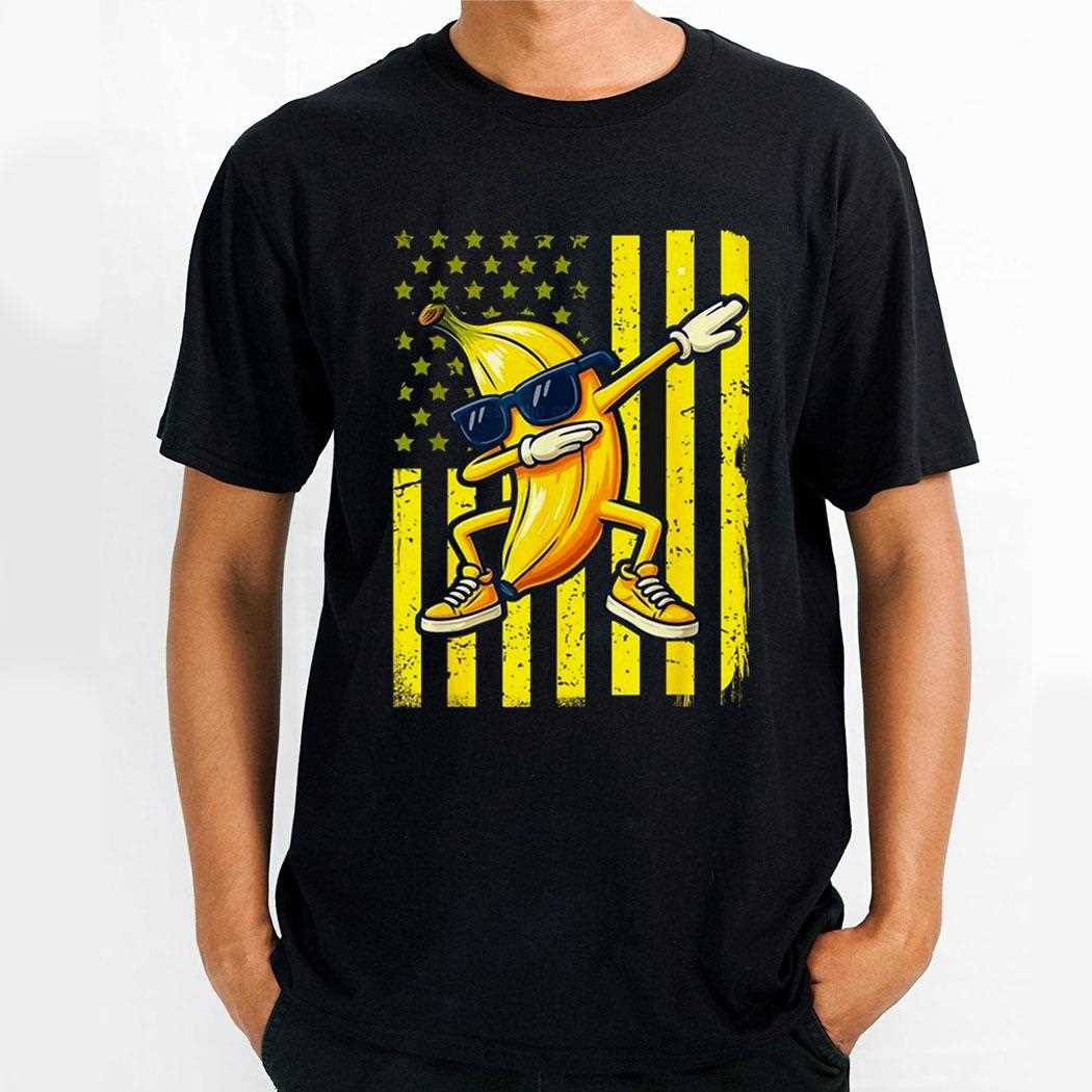 Graphic Banana Retro American Love Shirt