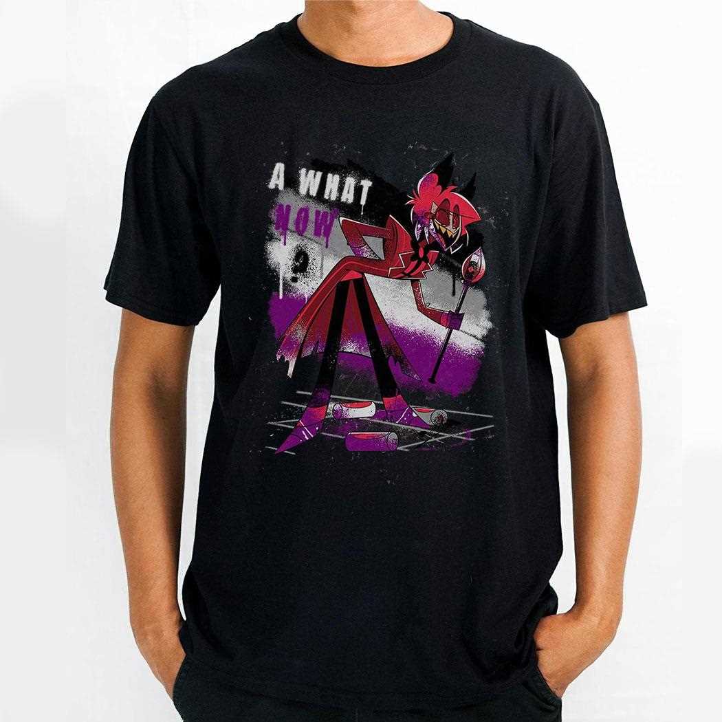 Hazbin Hotel Alastor What Now Mineral Wash Shirt