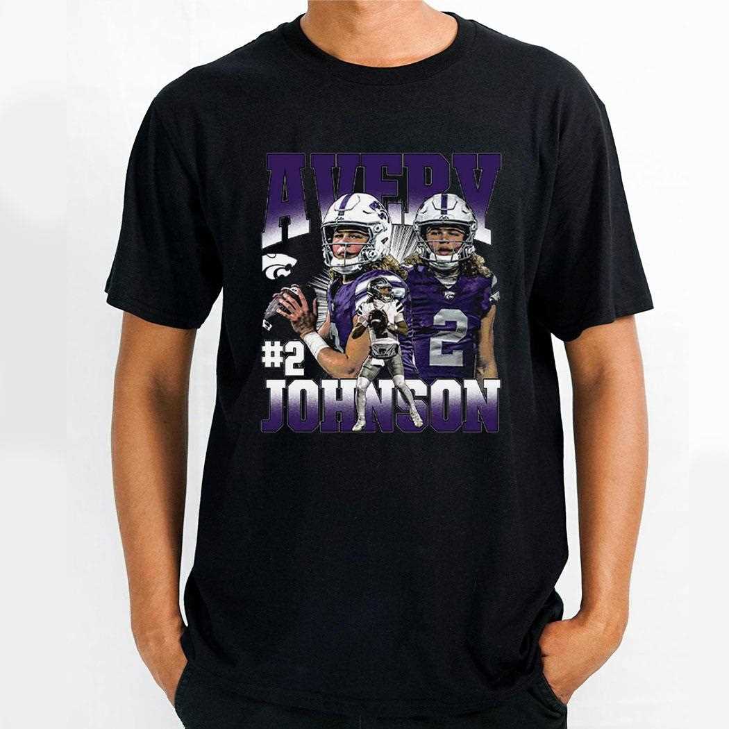 Kansas State Ncaa Football Avery Johnson Collage Shirt