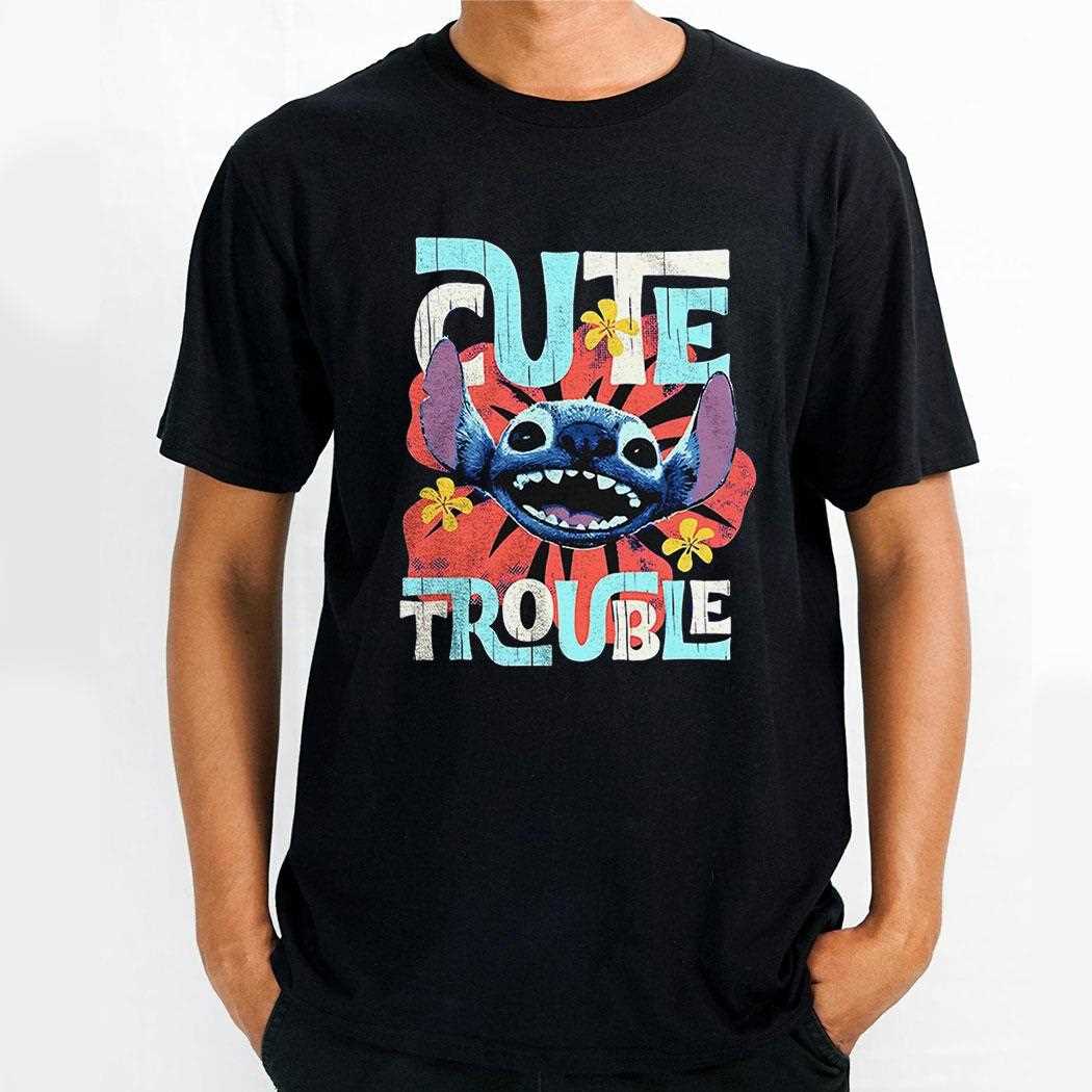 Lilo And Stitch Cute Trouble Shirt