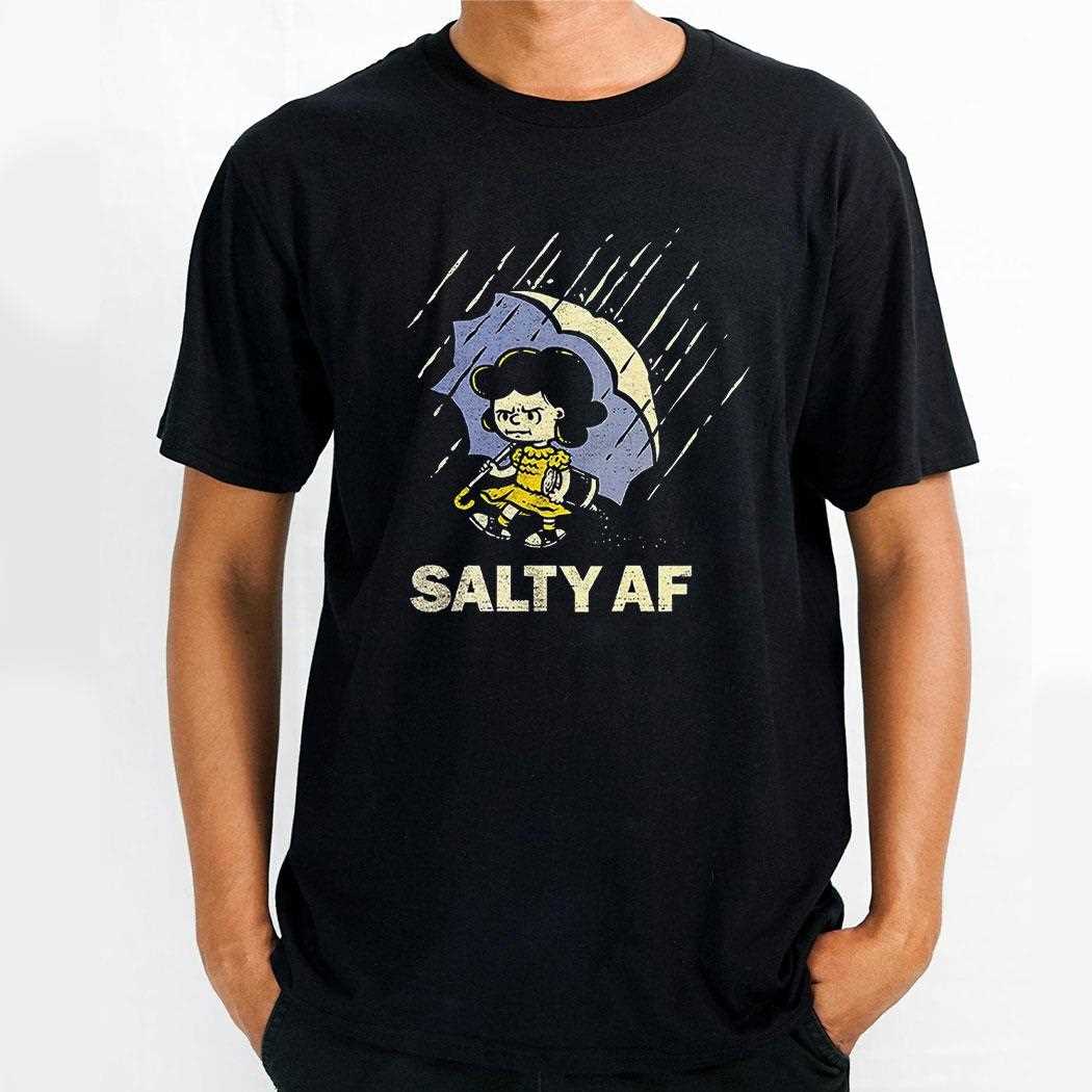 Lucy Van Pelt X The Morton Salt Girl Salty Af Shirt