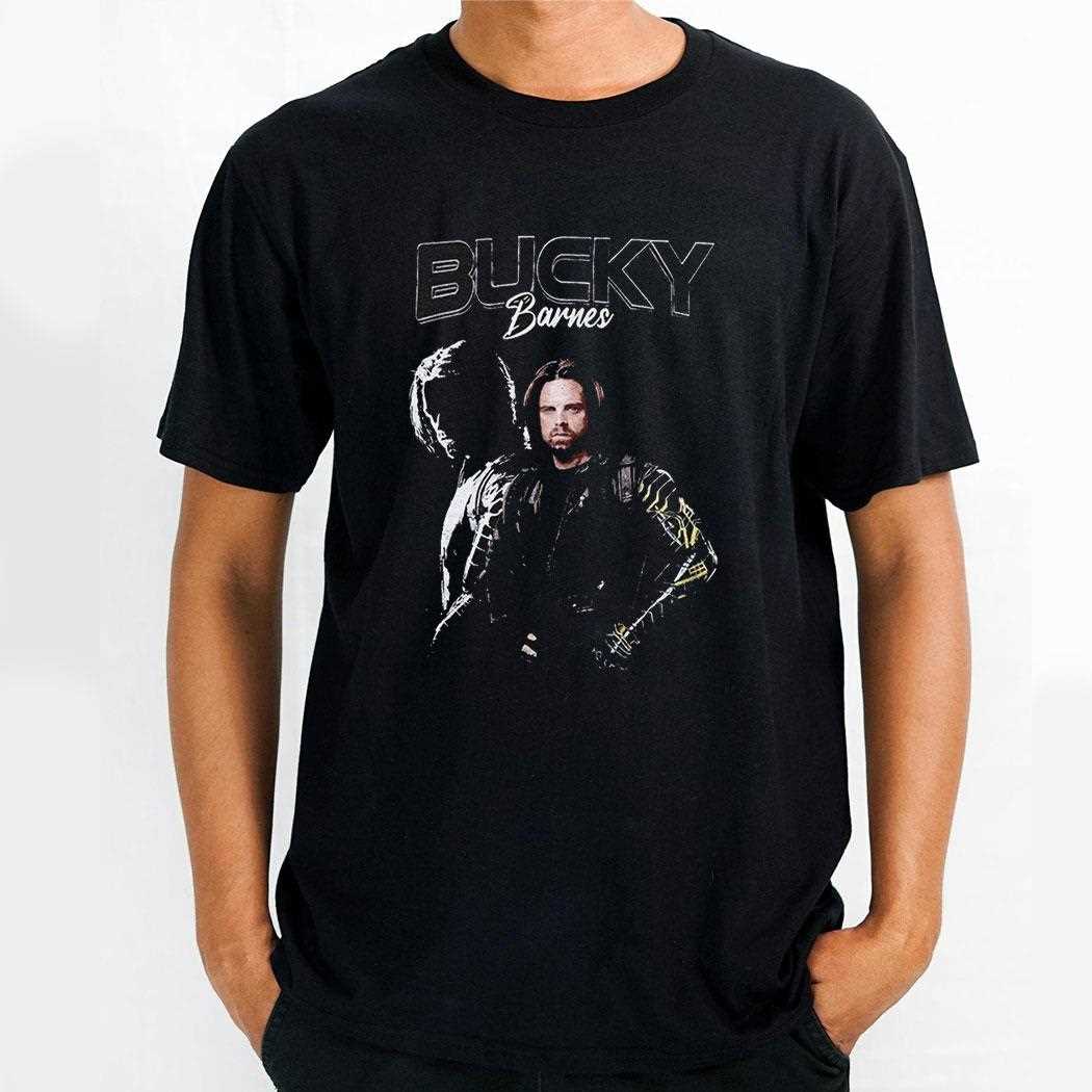 Marvel Thunderbolts Bucky Barnes Portrait Shirt Marvel Thunderbolts Bucky Barnes Portrait Shirt