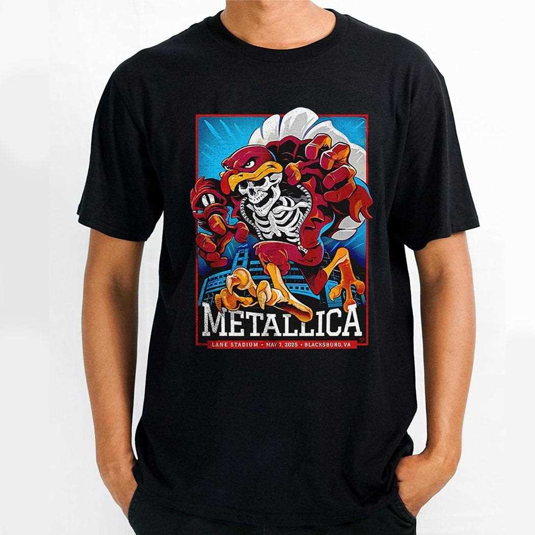 Metallica Lane Stadium May 7 2025 Shirt