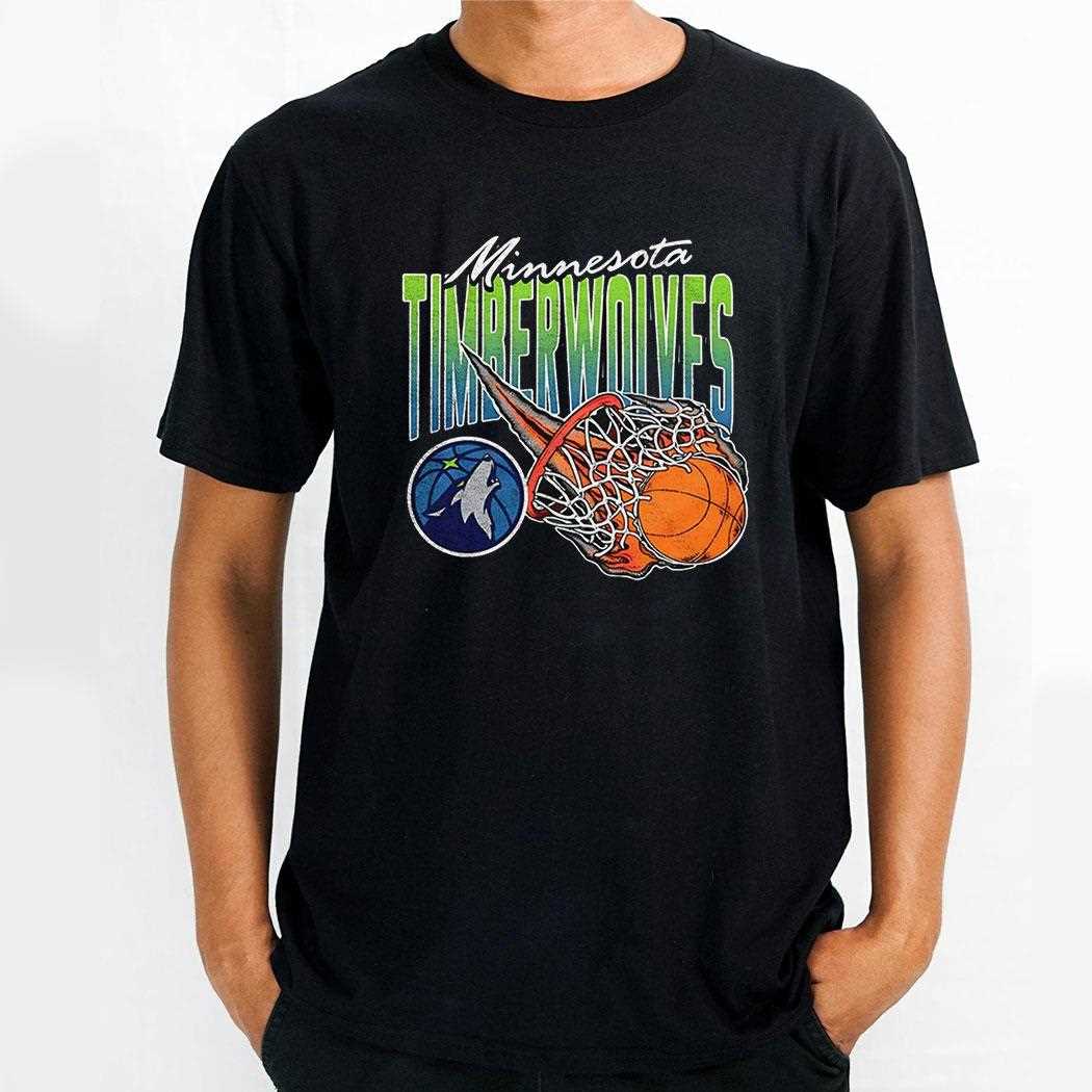 Minnesota Timberwolves On Fire Logo Shirt
