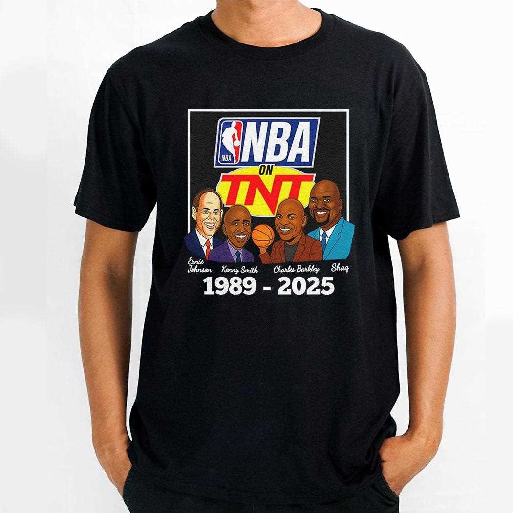 Nba On Tnt Basketball Tv Show 1989 2025 Caricatures Shirt