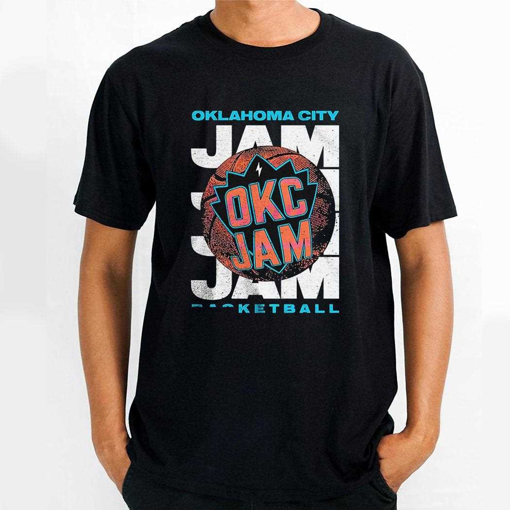 Okc Jam Oklahoma City Basketball Hoop Shirt