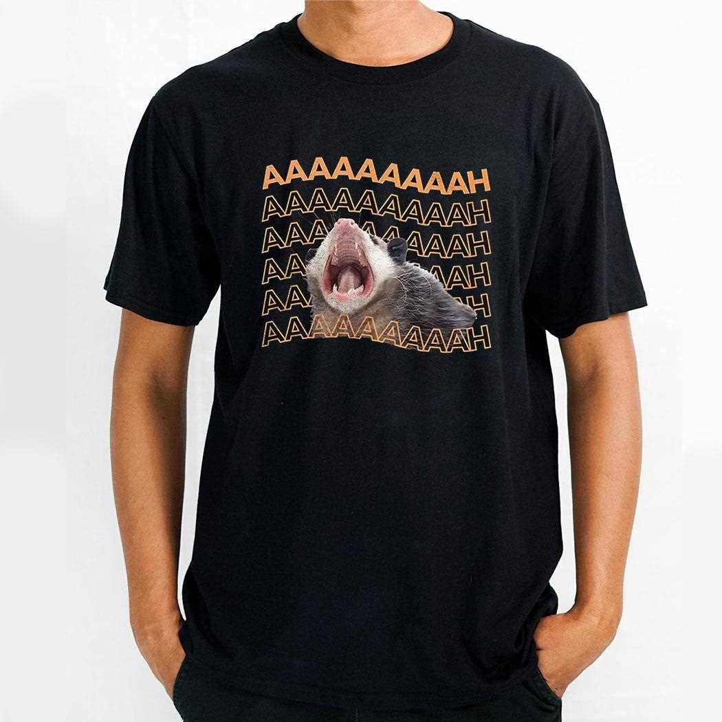 Opossum Screaming Shirt Opossum Screaming Shirt