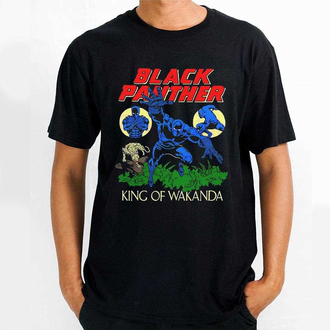 Panther King Of Wakanda Marvel Comic Shirt