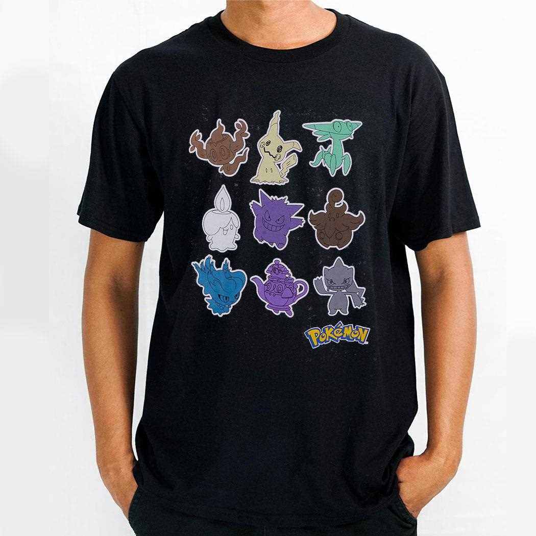 Pokemon Ghost Type Grid Shirt