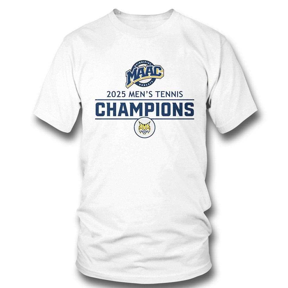 Quinnipiac Bobcats 2025 Maac Mens Tennis Champions Shirt