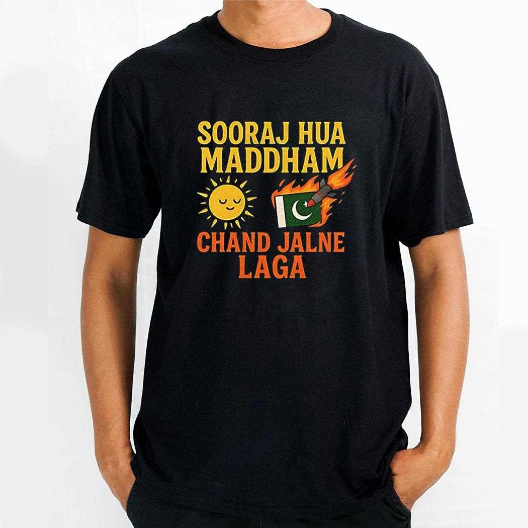 Sooraj Hua Maddham Chand Jalne Laga Shirt Hoodie