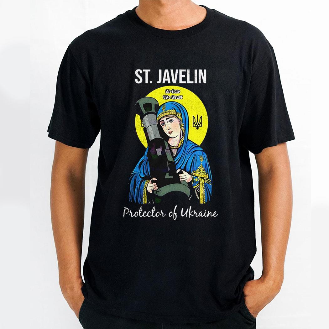 St Javelin Protector Of Ukraine Support Stand With Ukraine Shirt