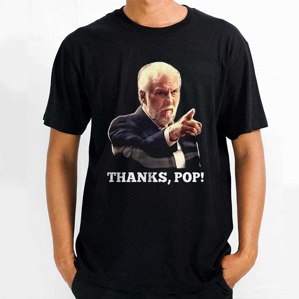 Steve Kerr Ime Udoka Wearing Gregg Popovich Thanks Pop Shirt