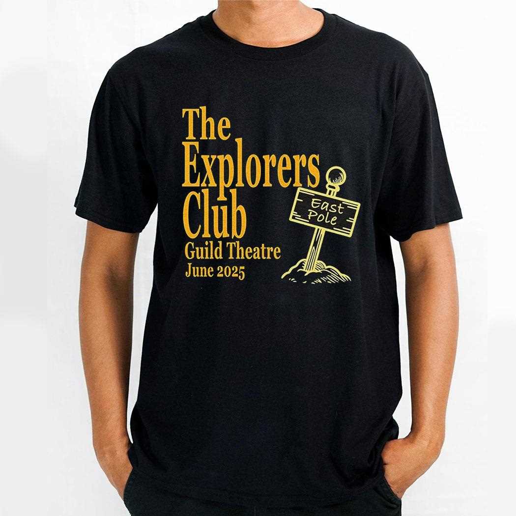 The Explorers Club Guild Theatre June 2025 Shirt
