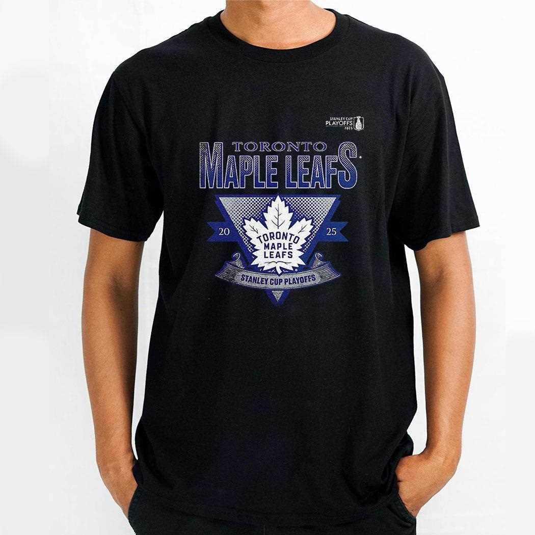 Toronto Maple Leafs 2025 Stanley Cup Playoffs Crossbar Shirt