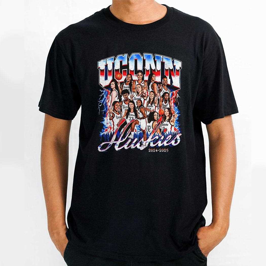 Uconn Huskies Womens Basketball 24 25 Team Shirt Uconn Huskies Womens Basketball 24 25 Team Shirt