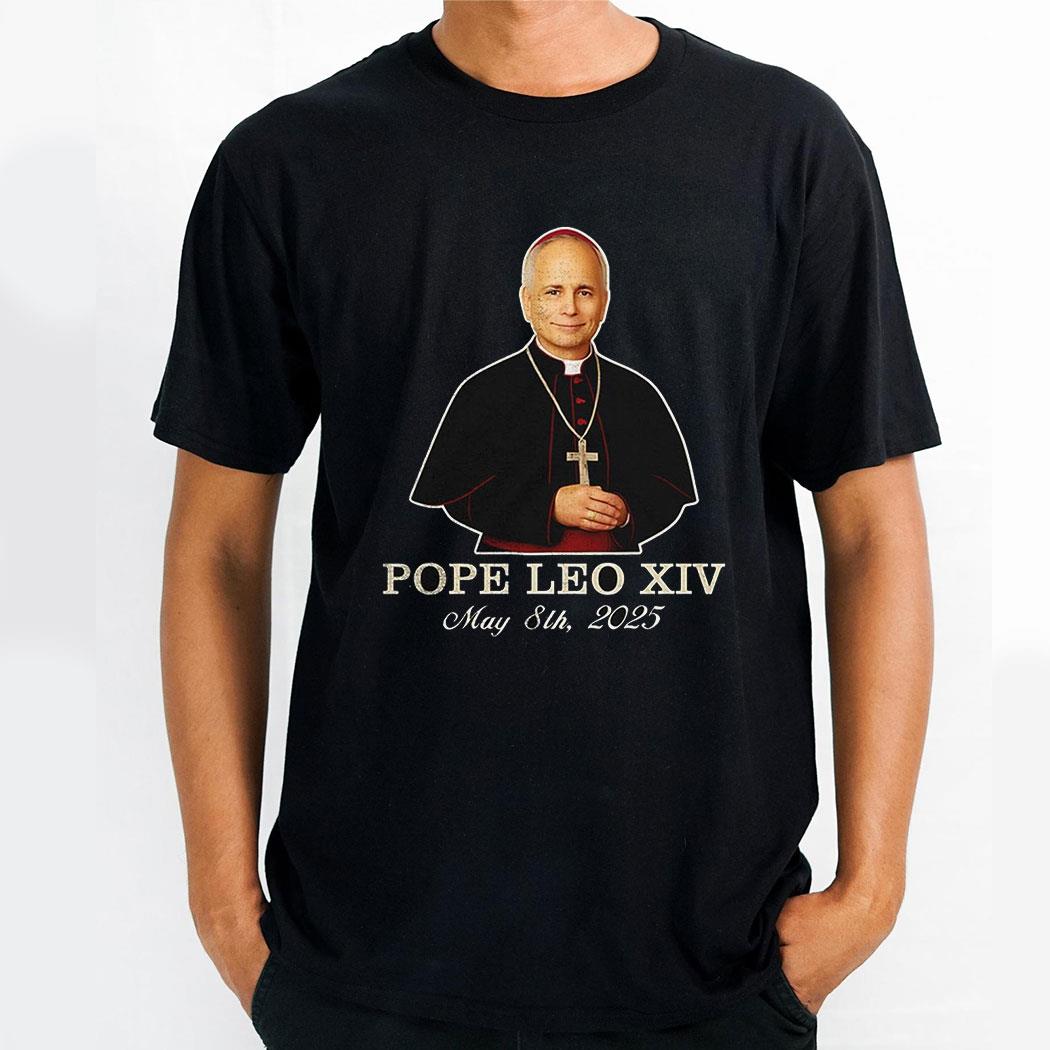 Vivo Christo Rey Pope Leo Xiv May 8th 2025 Catholic Pope Shirt