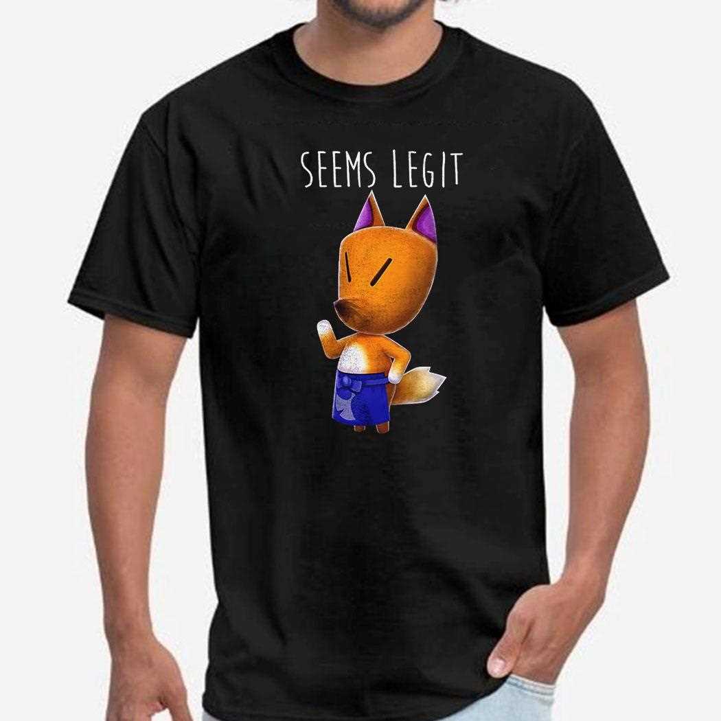 Animal Crossing Redd The Fox Seems Legishirt Animal Crossing Redd The Fox Seems Legishirt