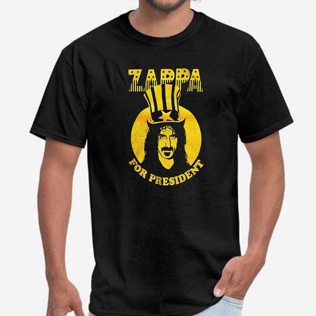 Frank Zappa For President Shirt