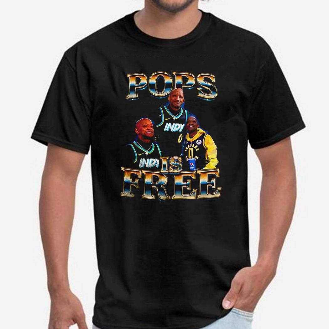 Indiana Pacers Tyrese Haliburtons Father Basketball Pops Is Free Shirt