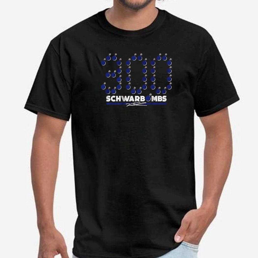 Kyle Schwarber Philadelphia Phillies 300 Schwarbombs Shirt