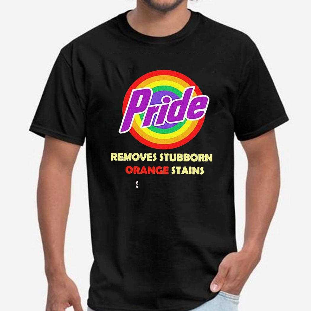 Lgbt Pride Removes Stubborn Orange Stains Shirt
