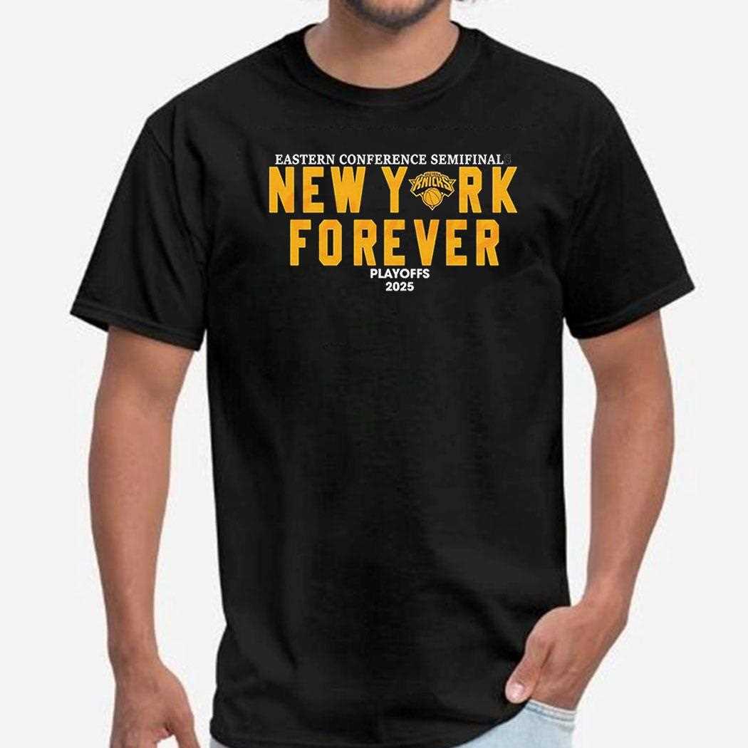 New York Knicks Eastern Conference Semifinals Nba Playoffs 2025 Shirt