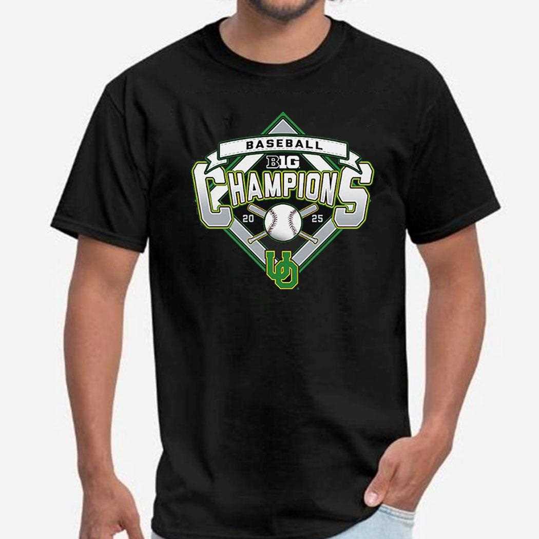 Oregon Ducks 2025 Big Ten Baseball Regular Season Champions Shirt