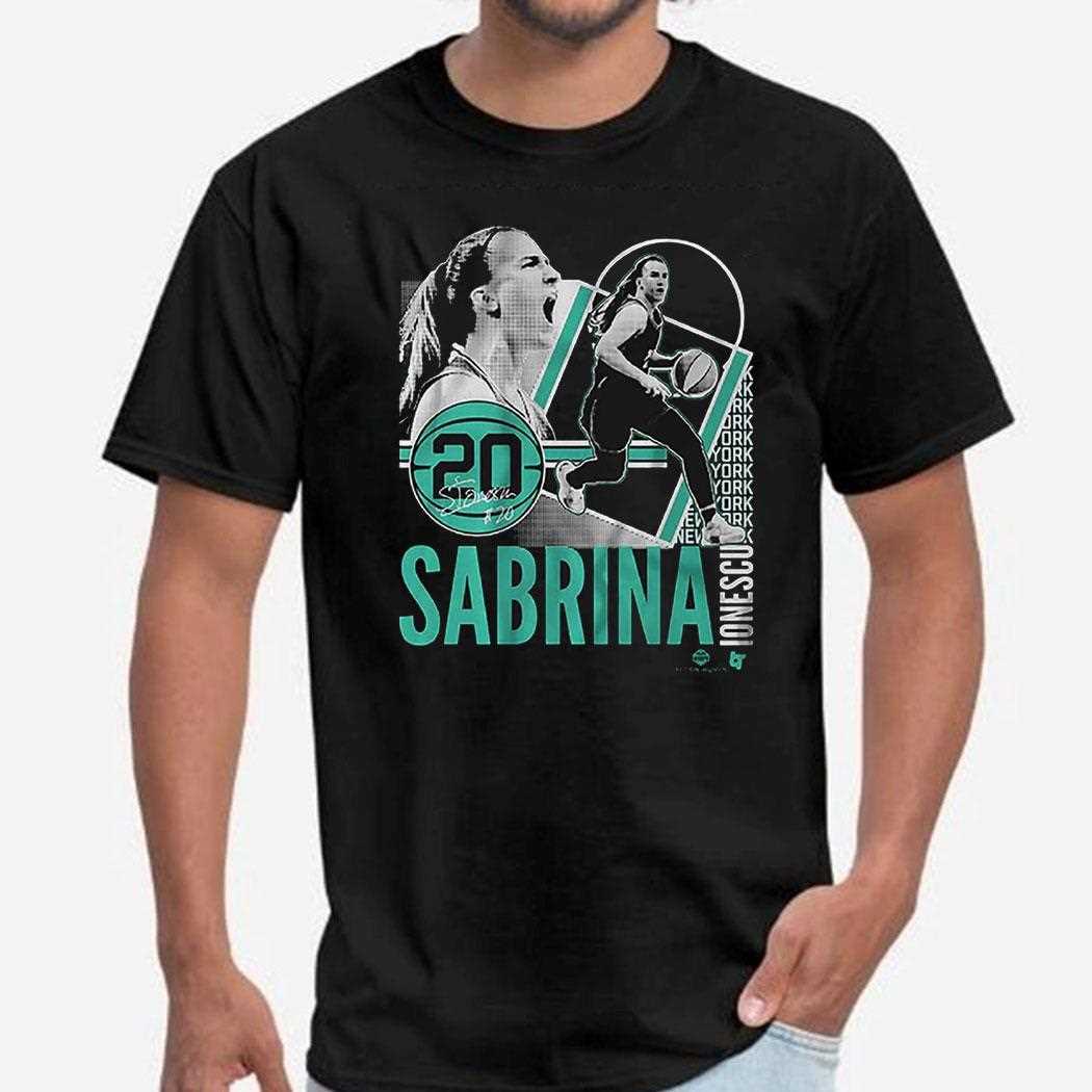Sabrina Ionescu Collage Frame Shirt