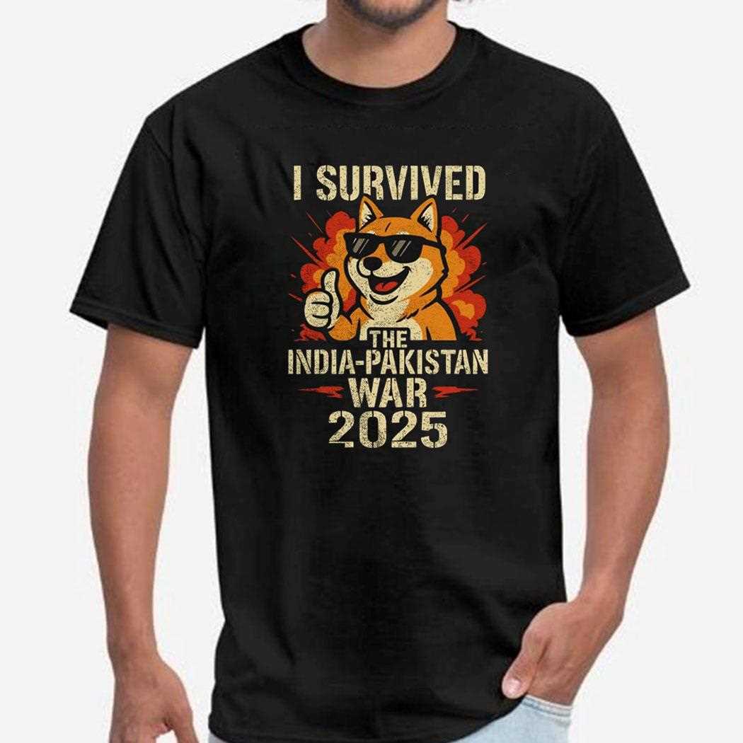 Shibetoshi Nakamoto I Survived The India Pakistan War 2025 Shirt