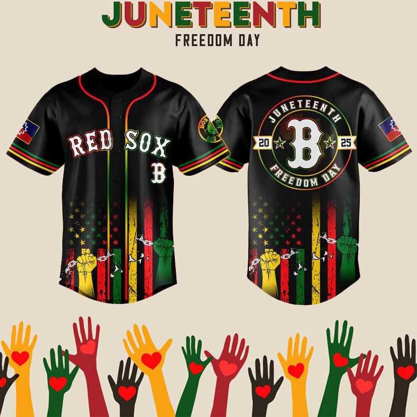 2025 Boston Red Sox Juneteenth Day Baseball Jersey