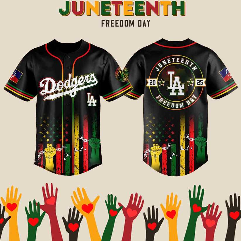 2025 Dodgers Juneteenth Day Baseball Jersey 2025 Dodgers Juneteenth Day Baseball Jersey